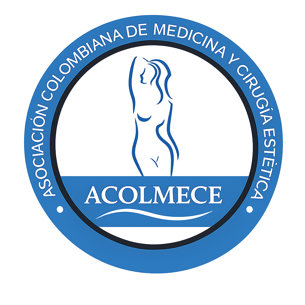 logo asociacion colombiana de medicina y cirugia estetica